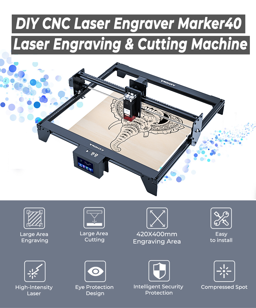 EUUS-Direct-TRONXYreg-Marker-40-55W-DIY-Lasergraveur-CNC-Lasergravur--und-Schneidemaschine-Tisch-Car-1983464-1